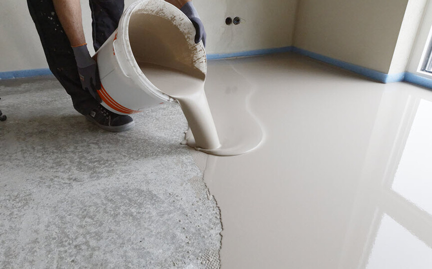 New selfleveling compound PCI Periplan Flow for leveling under all