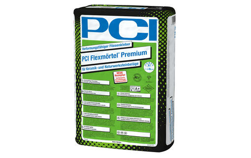 PCI Flexmörtel® Premium with a new formulation and improved processing properties