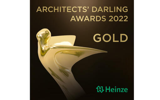 PCI gewinnt erneut Gold bei den Heinze Architects‘ Darling Awards 2022