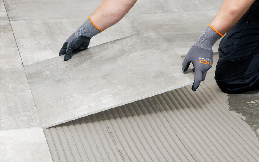 PCI Nanorapid – the world's first flexible tile adhesive using CSA technology