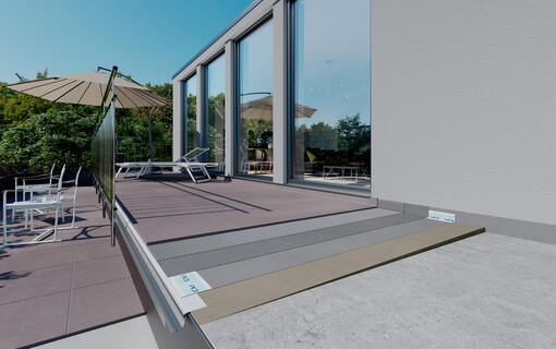 PCI system solution for the permanently reliable refurbishment of balconies and terraces