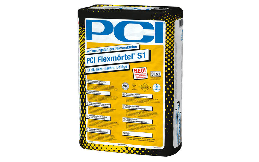 PCI Flexmörtel® S1 der neuesten Generation – nahezu immer und überall einsetzbar