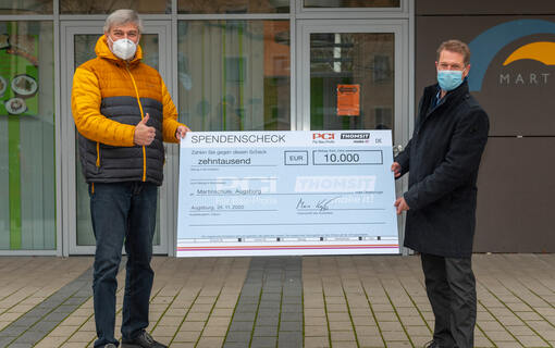 PCI donates 30,000 euros to local aid / educational institutions