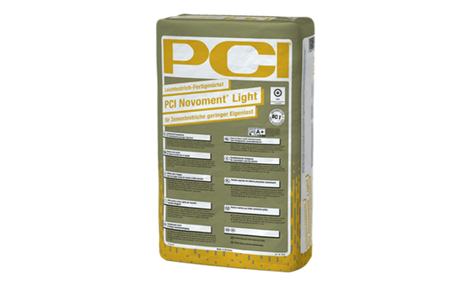 PCI Novoment Light: lightweight ready-mixed screed mortar with a new dimension