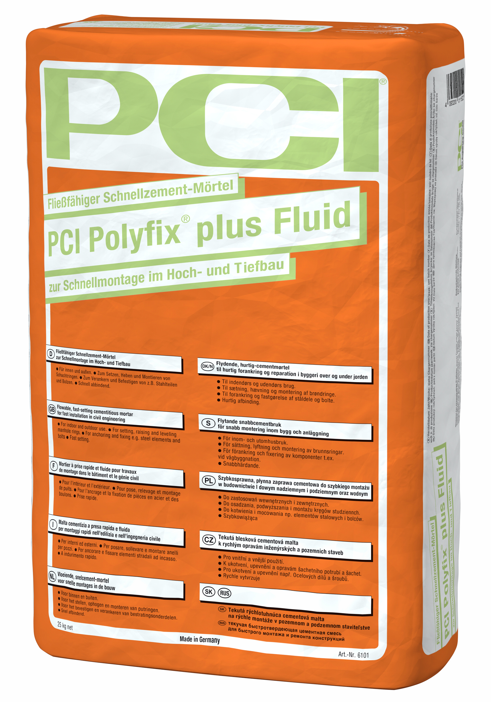 PCI Polyfix plus Fluid – der fließfähige Schnell-Zement-Mörtel für die ...